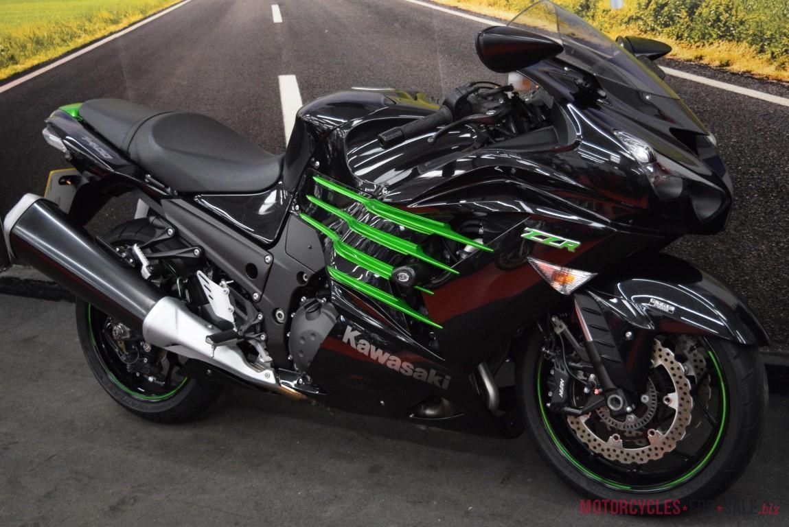 Фото Kawasaki ZZR1400 цвет Golden Blazed Green